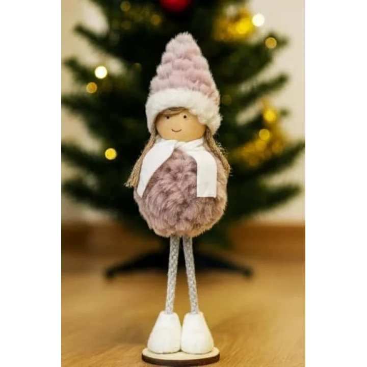 Yılbaşı Çam Ağacı Süsü Dilek Perisi Pembe 20 cm