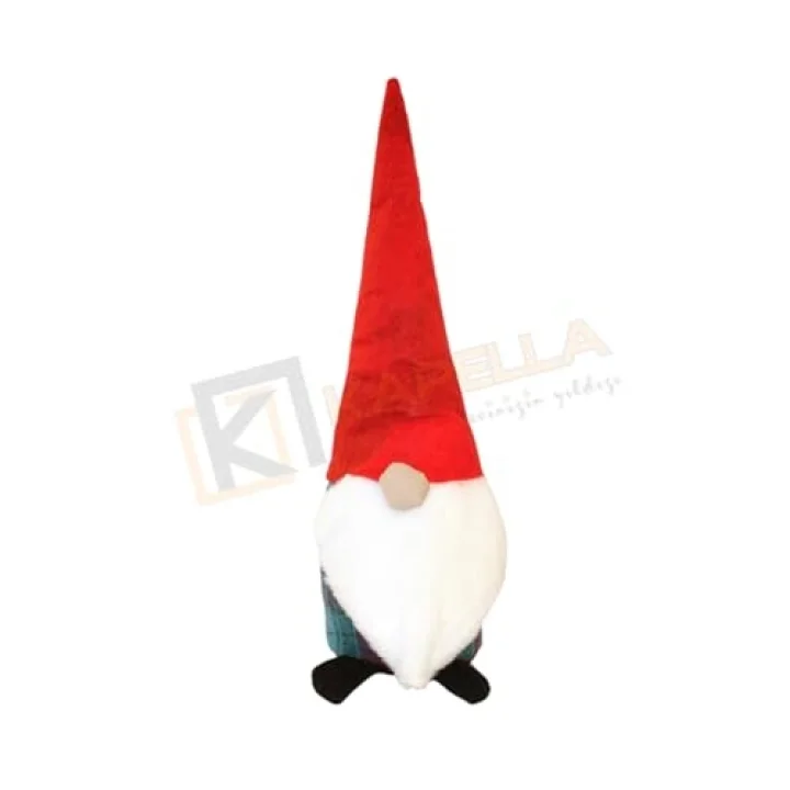 YILBAŞI NOEL BABA DEKORATİF BİBLO MAVİ YEŞİL BORDO EKOSE