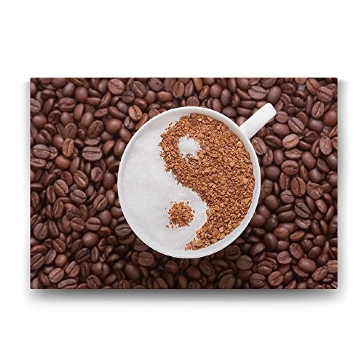 Ying Yang Kahve Tablosu - 90x60cm