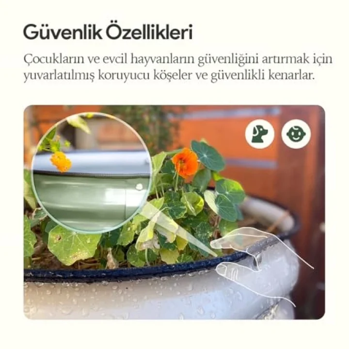 Yükseltilmiş Bahçe Yatağı (ANTRASİT)
