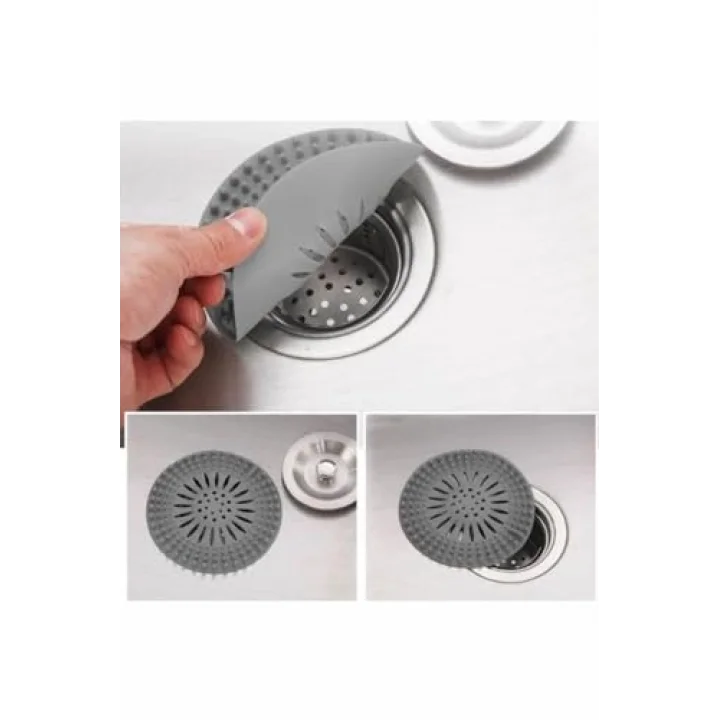 Yuvarlak Silikon Süzgeçli Lavabo Tıpası MIT1068