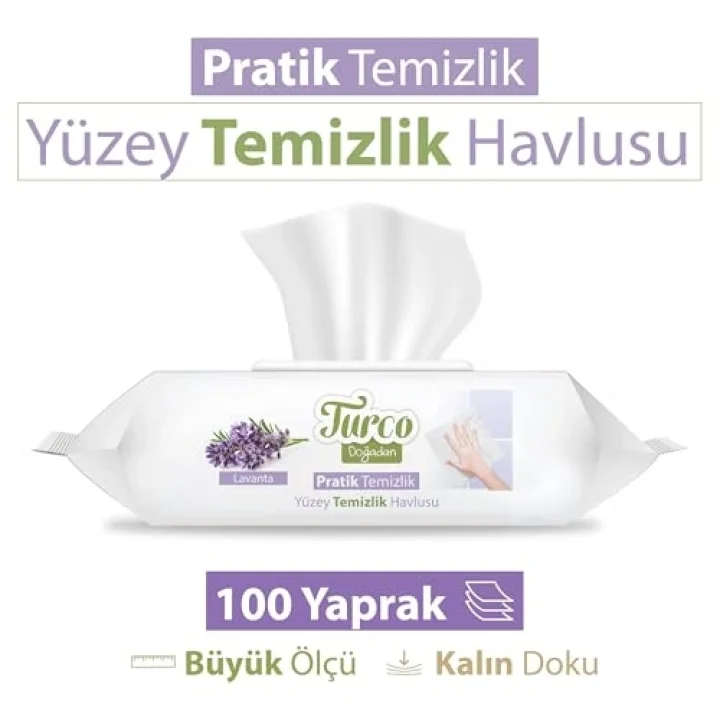 Yüzey Havlusu Lavanta 100 Yaprak