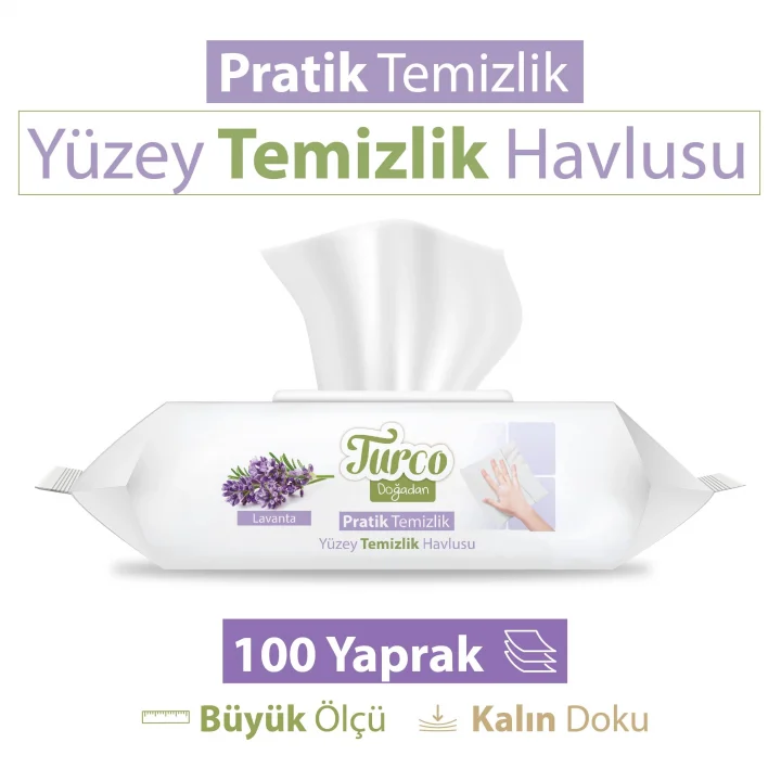 Yüzey Havlusu Lavanta 100 Yaprak