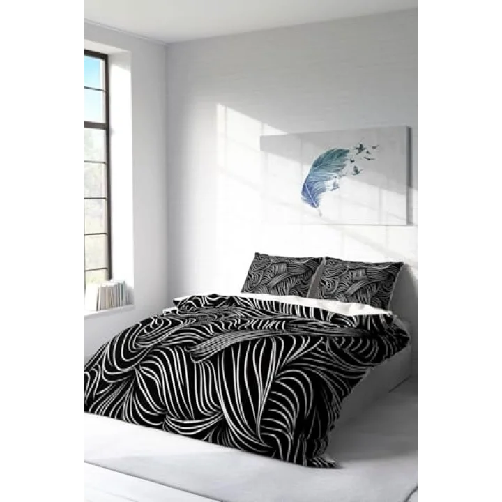 Zebra Stripes Modern Çift Kişilik Nevresim Takımı, monohome3909