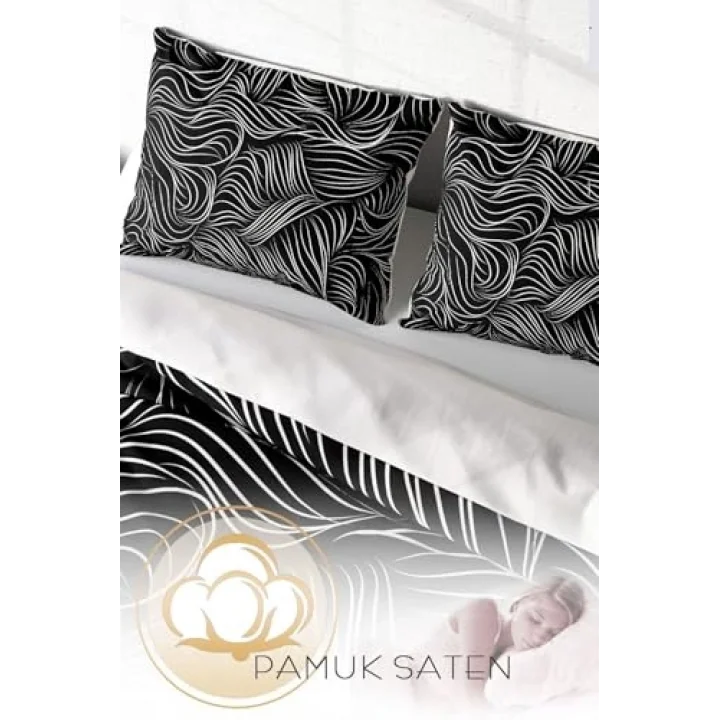 Zebra Stripes Modern Çift Kişilik Nevresim Takımı, monohome3909
