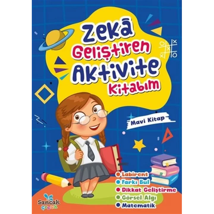 Zeka Geliştiren Aktivite Kitabım - Mavi Kitap