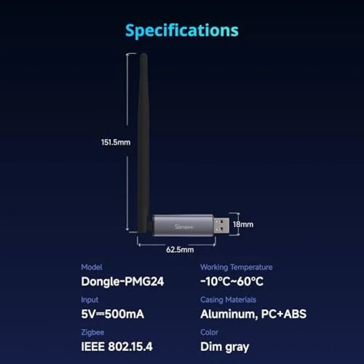 Zigbee/Thread USB Dongle | Dongle Plus MG24