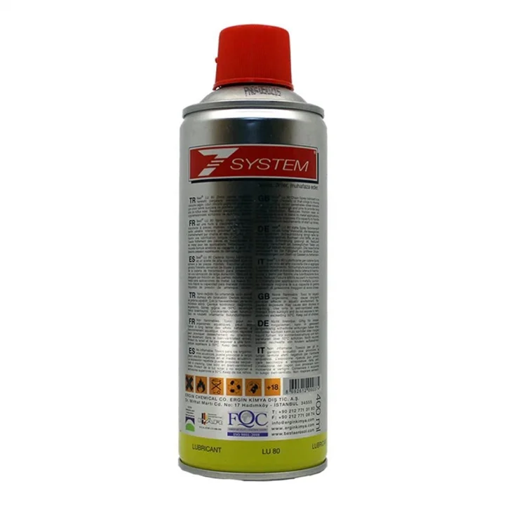 zincir yağı sprey 400ml. lu80
