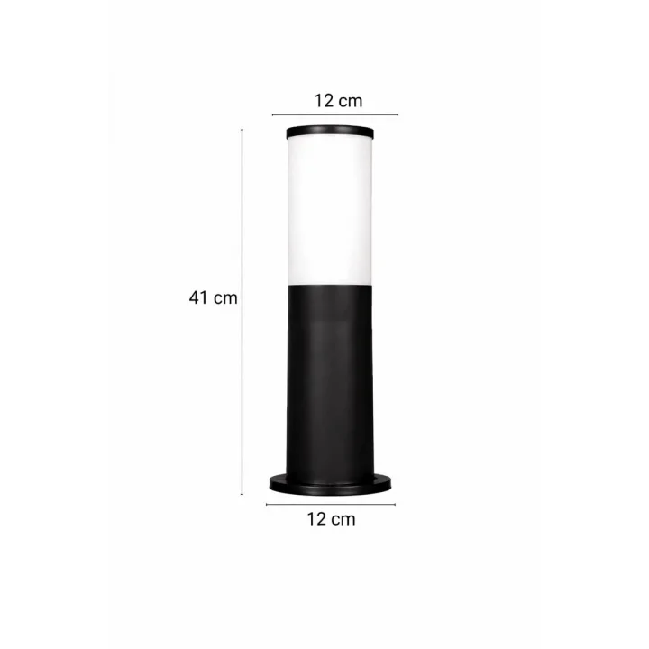 Zita Kule 41 cm Bahçe Aydınlatma | E27 Duy | IP54 Dış Mekan Yol ve Teras Lambası | UV Dayanımlı | Ürün Kodu: 234 (Ampul Hariç)