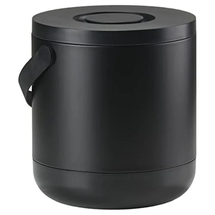 Zone Circular Çöp Kovası, Çap: 31,5 x 31 cm - 15 Litre, Siyah