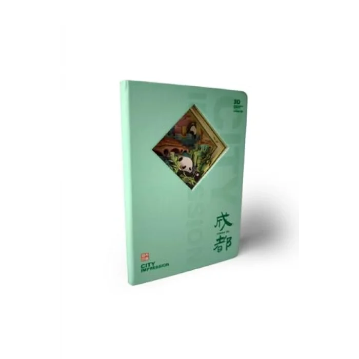 3D Panda Temalı Defter