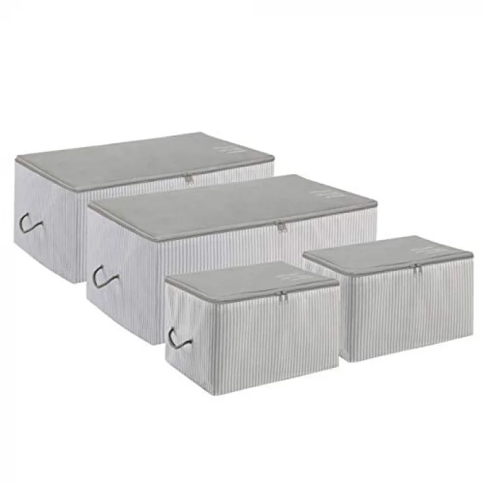 4lü Gri Renk Stuff & Things Hurç Set