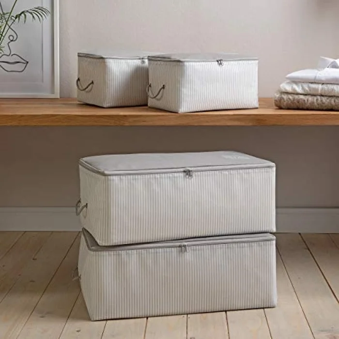 4lü Gri Renk Stuff & Things Hurç Set