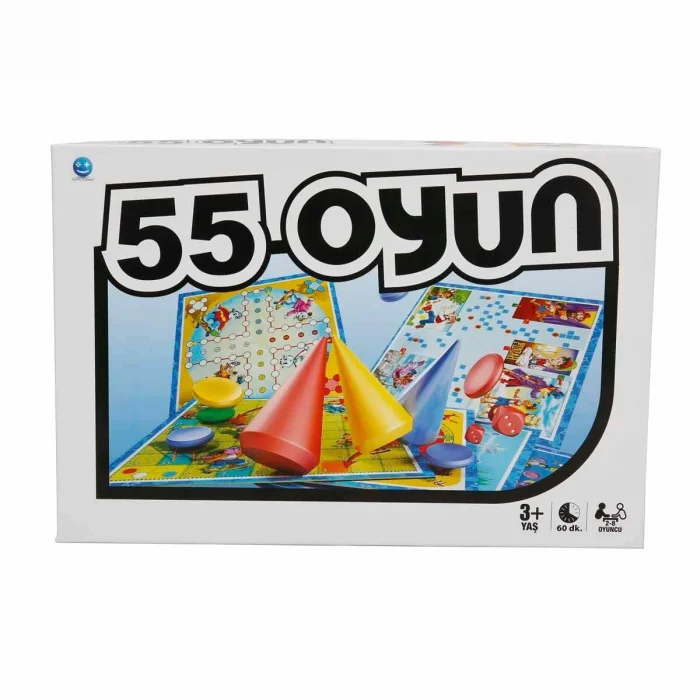 55 Oyun Bir Arada Kutu Oyunu