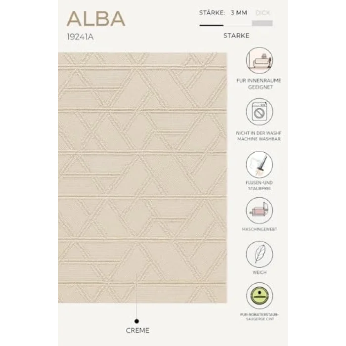 Alba Krem Halı 19241A 120 x 180