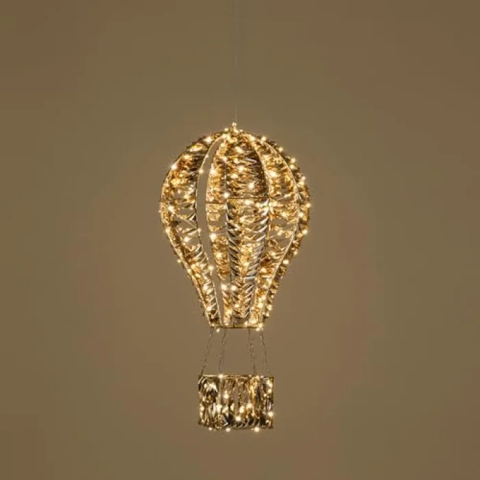 Asu Led Işıklı Balon Dekor 48 cm Altın