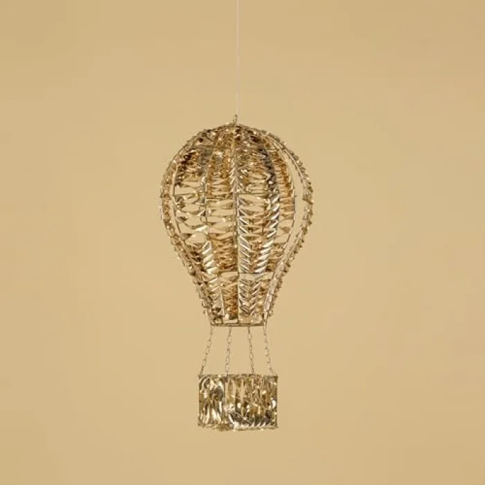 Asu Led Işıklı Balon Dekor 48 cm Altın