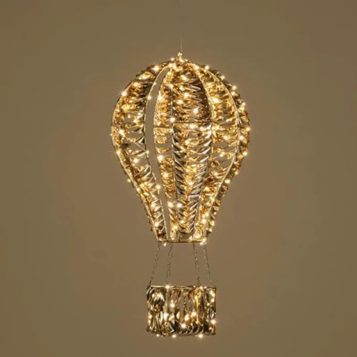 Asu Led Işıklı Balon Dekor 78 cm Altın