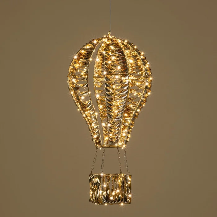 Asu Led Işıklı Balon Dekor 78 cm Altın