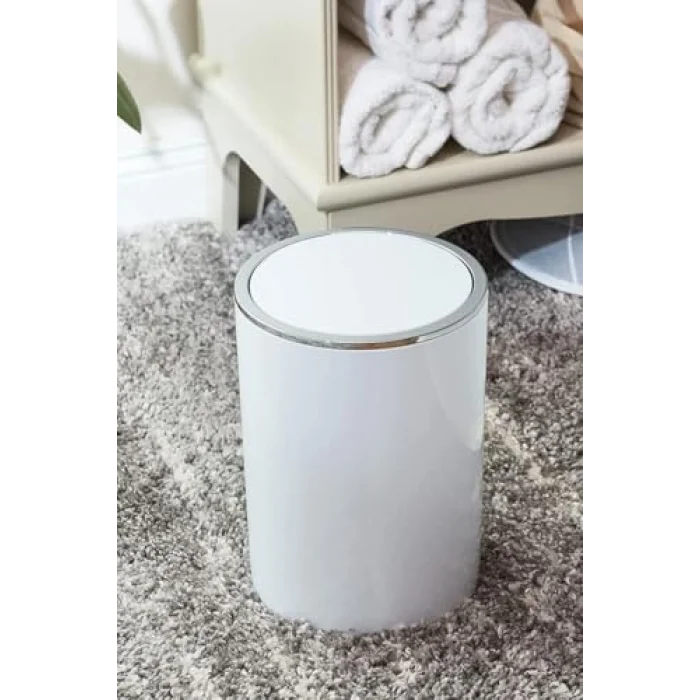 Beyaz, Çöp Kovası 5 Litre - İnca Model