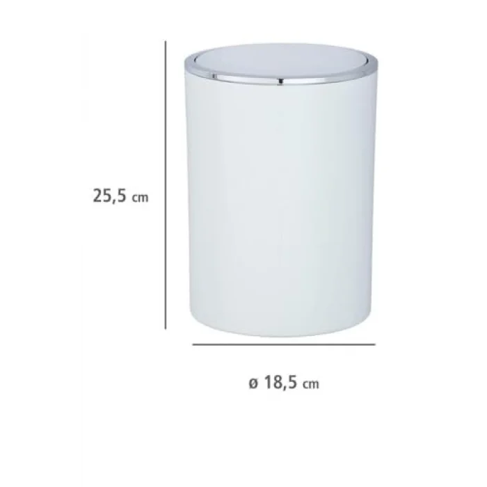 Beyaz, Çöp Kovası 5 Litre - İnca Model