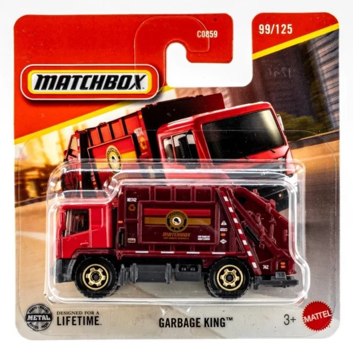 C0859 Matchbox 1:64 Tekli Arabalar Garbage King JBR52