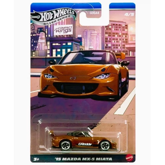 Hot Wheels Temalı Arabalar Silver Serisi 15 MAZDA MX-5 MIATA JKX56