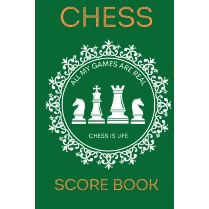 Independently published Chess notation book 100 Games Sheets 90 moves: Chess Score book | Gift for Chess Lovers | Chess Annotation Log Notebook | Chess Workbook | Christmas Gifst Idea for Chess lovers