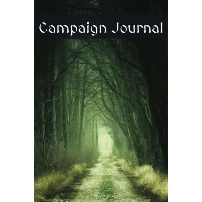 Independently published Roleplaying game campaign journal