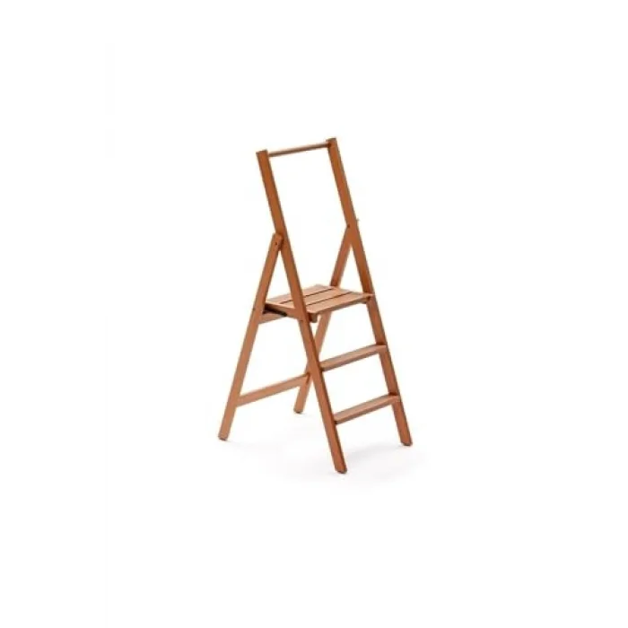 Kiraz Ağacı Ahşap 3 Basamaklı Merdiven