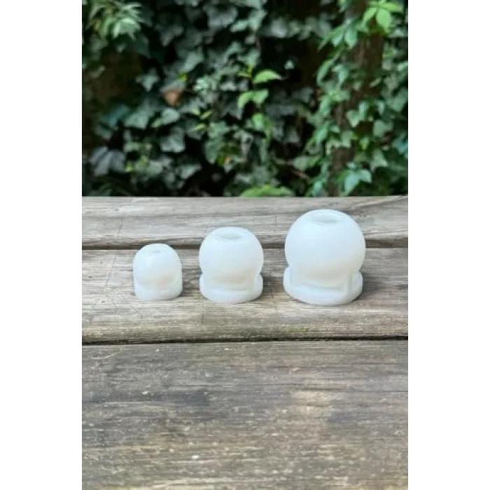 Küre Üçlü Silikon Mum Kalıp Seti