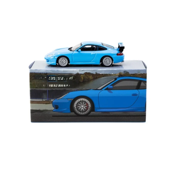 Mey İthalat® 1/64 MODEL ARAÇ 911 GT3 (type 996) Light Blue