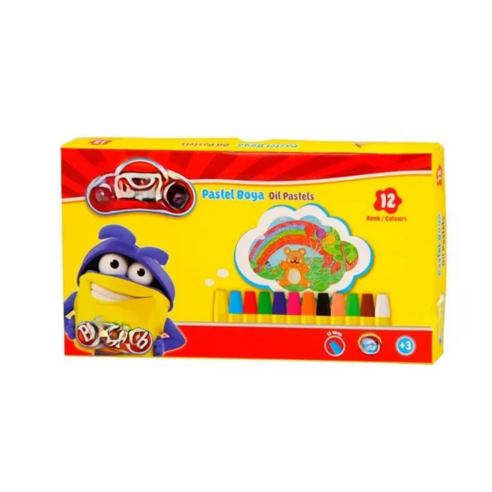 Mey İthalat® 12 Renk Pastel Boya