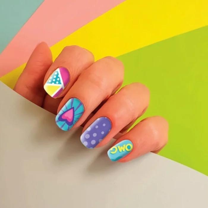Mey İthalat® 18895 Crazy Chic - Tak Git Tırnaklar - Pop