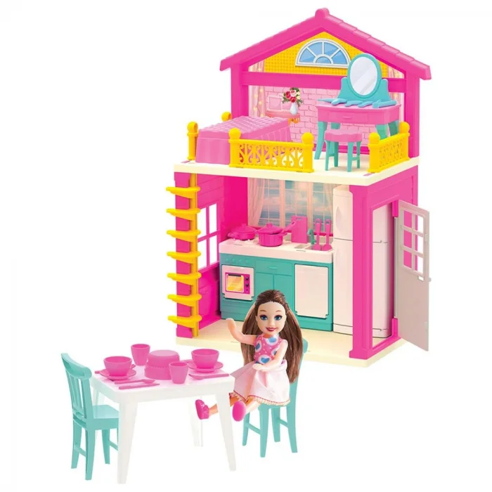 Mey İthalat® 2 Katlı Evi Aktivite Oyun Seti