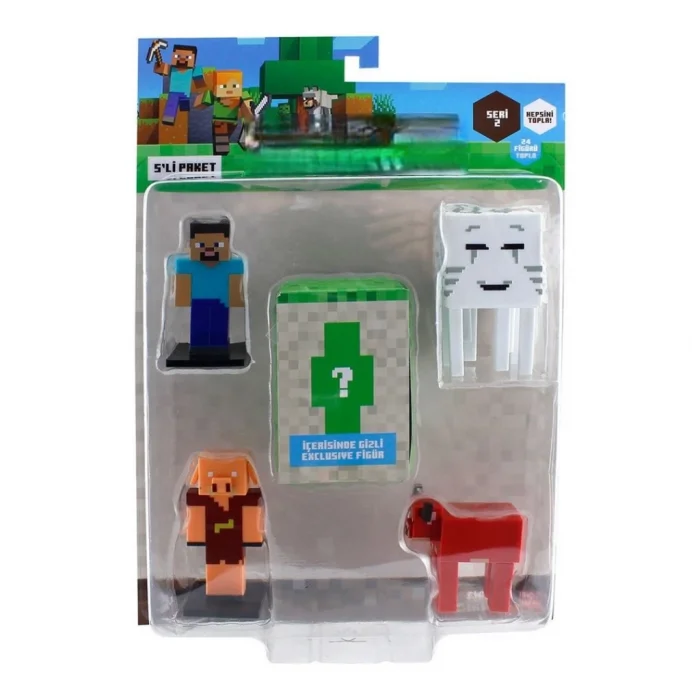Mey İthalat® 3D Toppeez 5li Figür Seti
