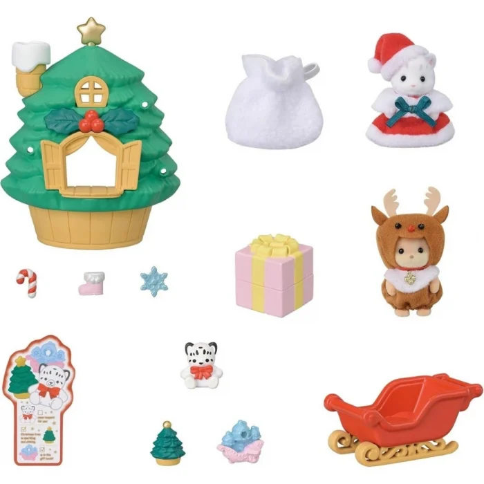 Mey İthalat® Bebek Noel Baba’nın Yılbaşı Ağacı Evi