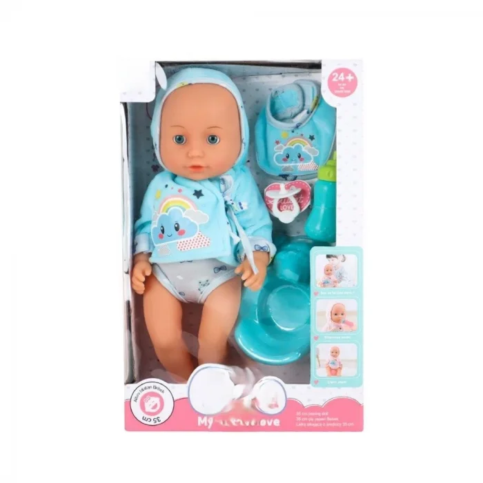 Mey İthalat® BEBEK VE TUVALET EĞİTİMİ SETİ 35 CM