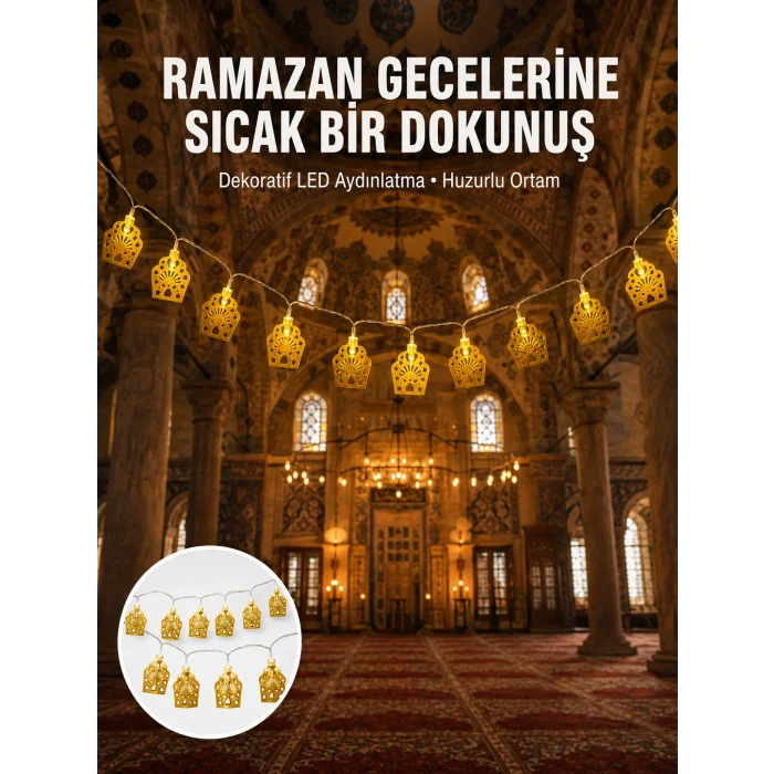 Mey İthalat® CAMİ RAMAZAN LED IŞIK