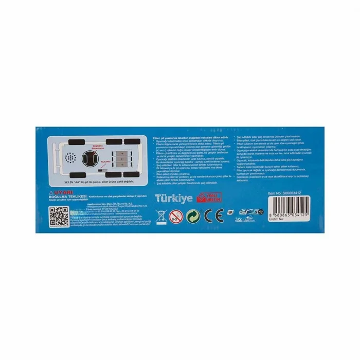 Mey İthalat® Çarp Dön Sesli ve Işıklı İtfaiye Aracı