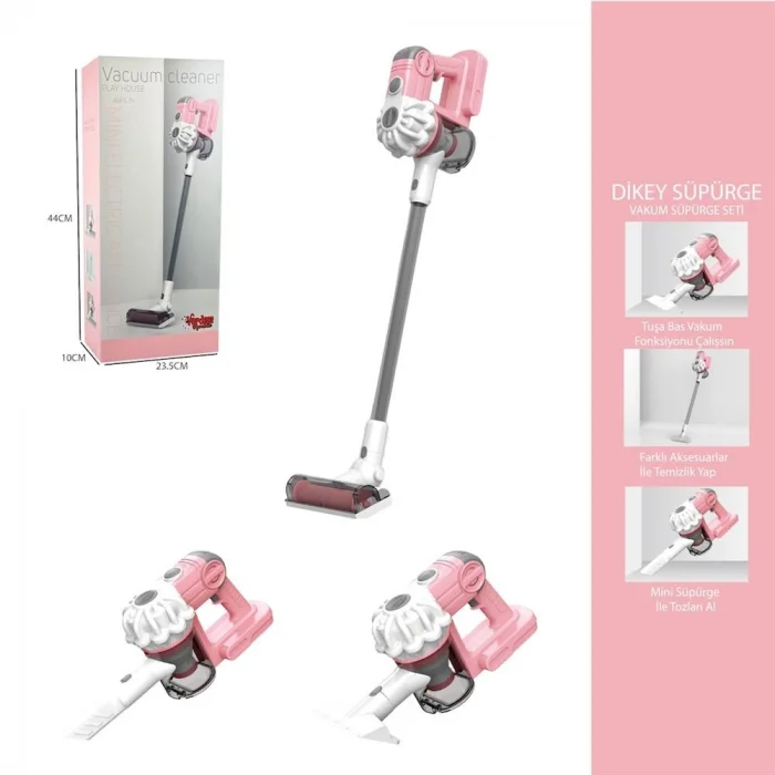 Mey İthalat® DİKEY ELEKT SÜPÜRGESİ PEMBE