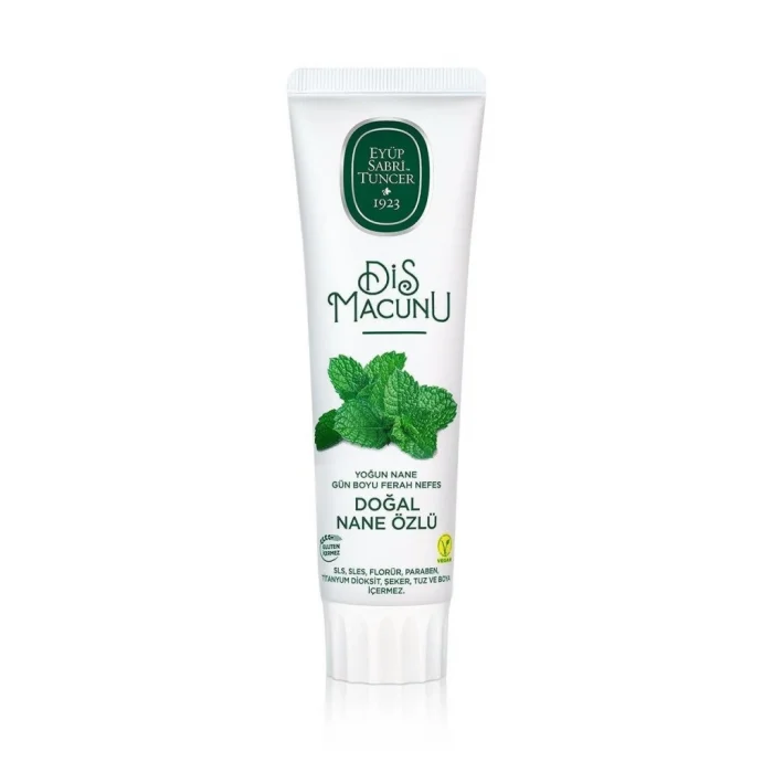 Mey İthalat®   Doğal Diş Macunu 90 Gr Nane Özlü
