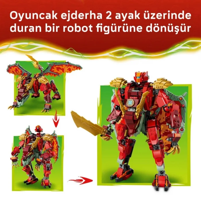 Mey İthalat® Dönüşen Ejderha Robotu 71868
