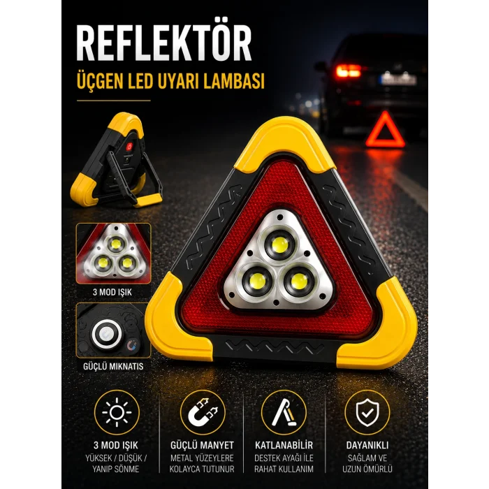 Mey İthalat® DP-209 REFLEKTÖR 5 FARKLI IŞIK MODLU