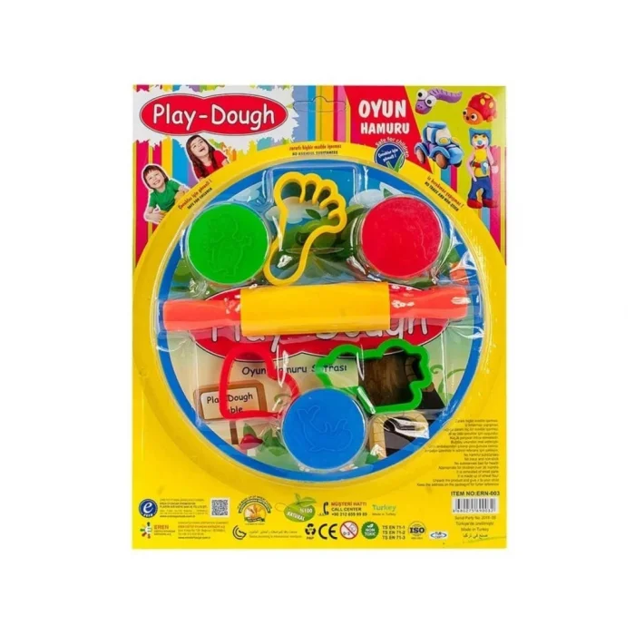 Mey İthalat® ERN-003 Sofralı Oyun Hamuru Seti - Eren Oyuncak