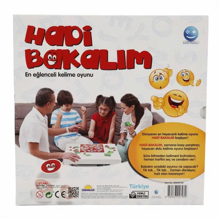 Mey İthalat® HADİ BAKALIM KUTU OYUNU
