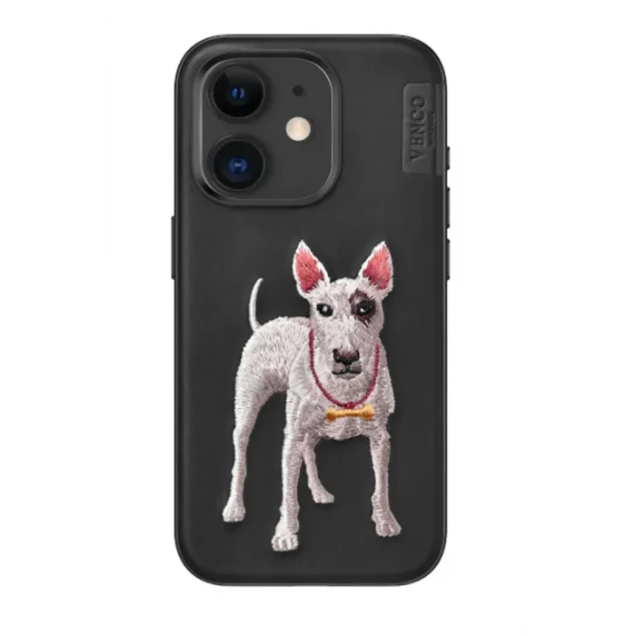 Mey İthalat®   iPhone 11 Perma Desenli Kapak - Siyah