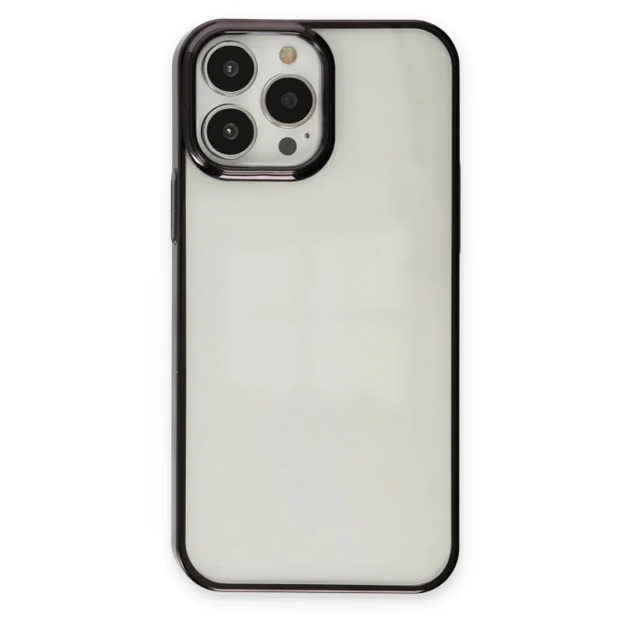 Mey İthalat®   iPhone 13 Pro Max Kılıf Element Silikon - Siyah