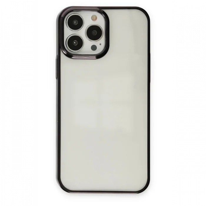 Mey İthalat®   iPhone 13 Pro Max Kılıf Element Silikon - Siyah