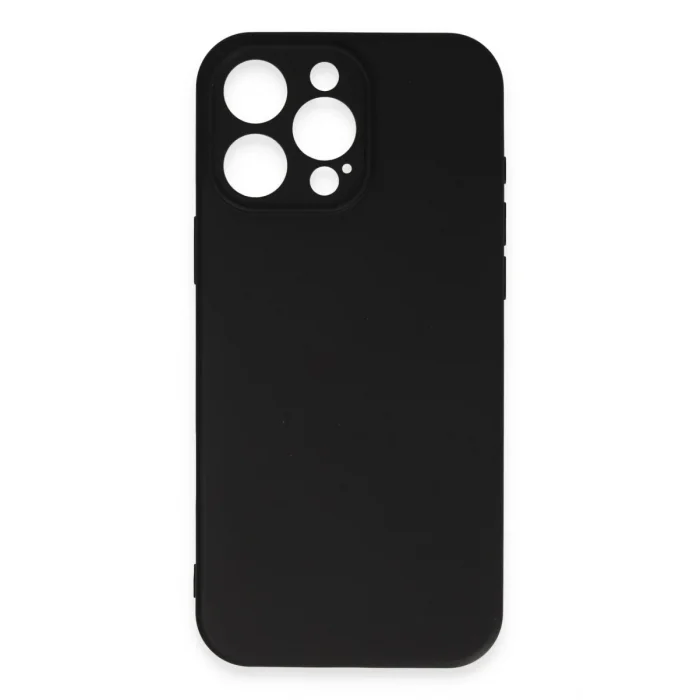 Mey İthalat®   iPhone 16 Pro Kılıf First Silikon - Siyah